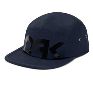 Oakley Mark II 5 Panel Hydrolix Moisture Wicking Black Hat Cap Lid NWOT